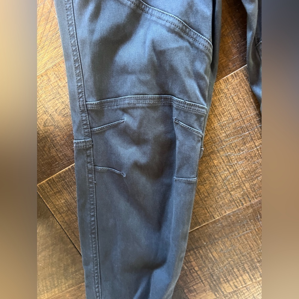 Spanx Stretch Twill Cargo Jogger Sz small grey black - Picture 3 of 7